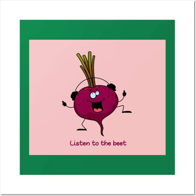 Listen To The Beet Kids T Wall Art by ayalaro